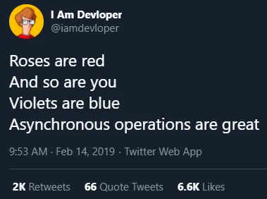 Comic from @iamdeveloper
