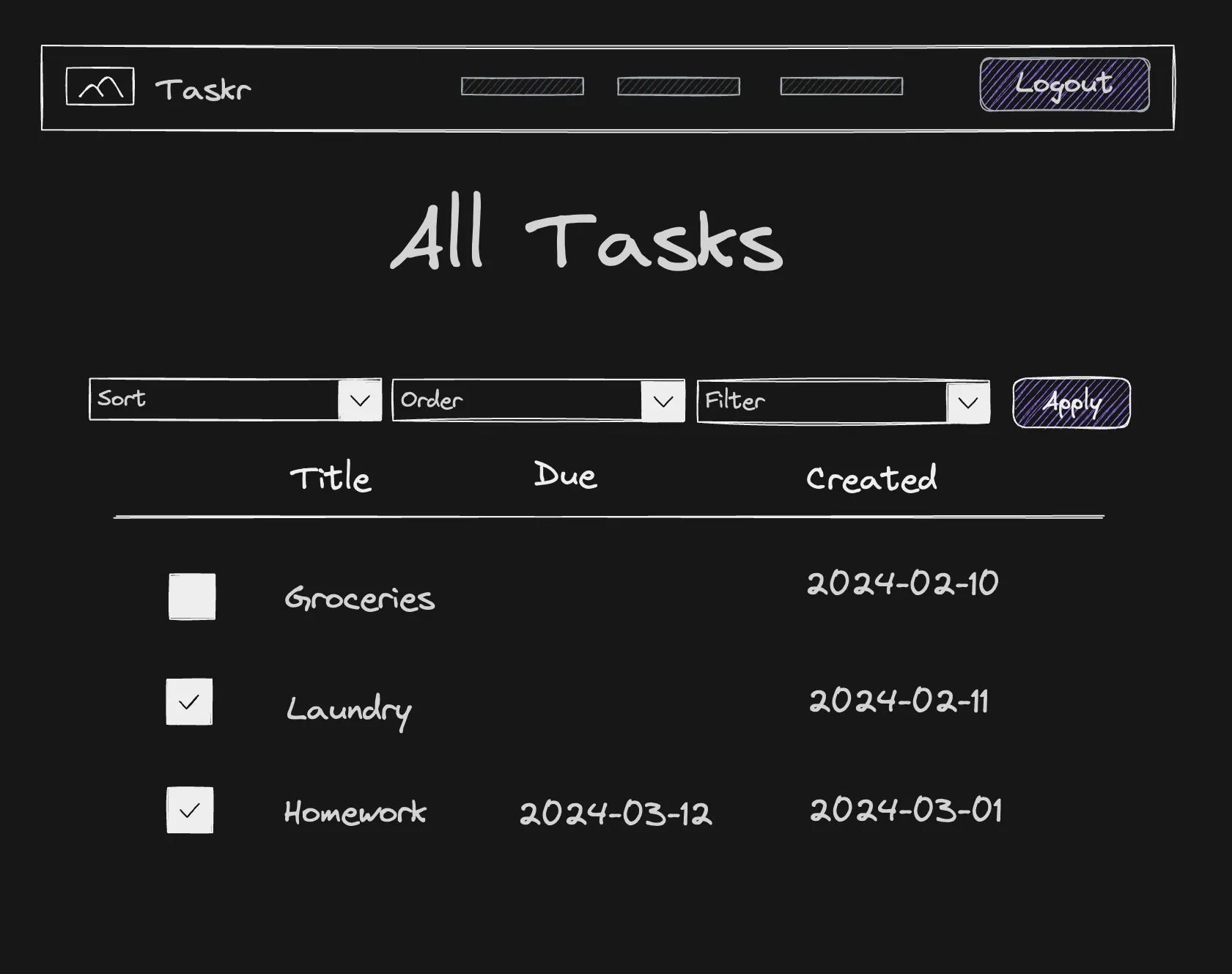 List View