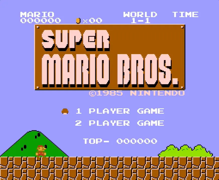 Mario Title Screen