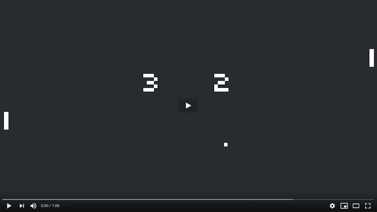 Pong Demo