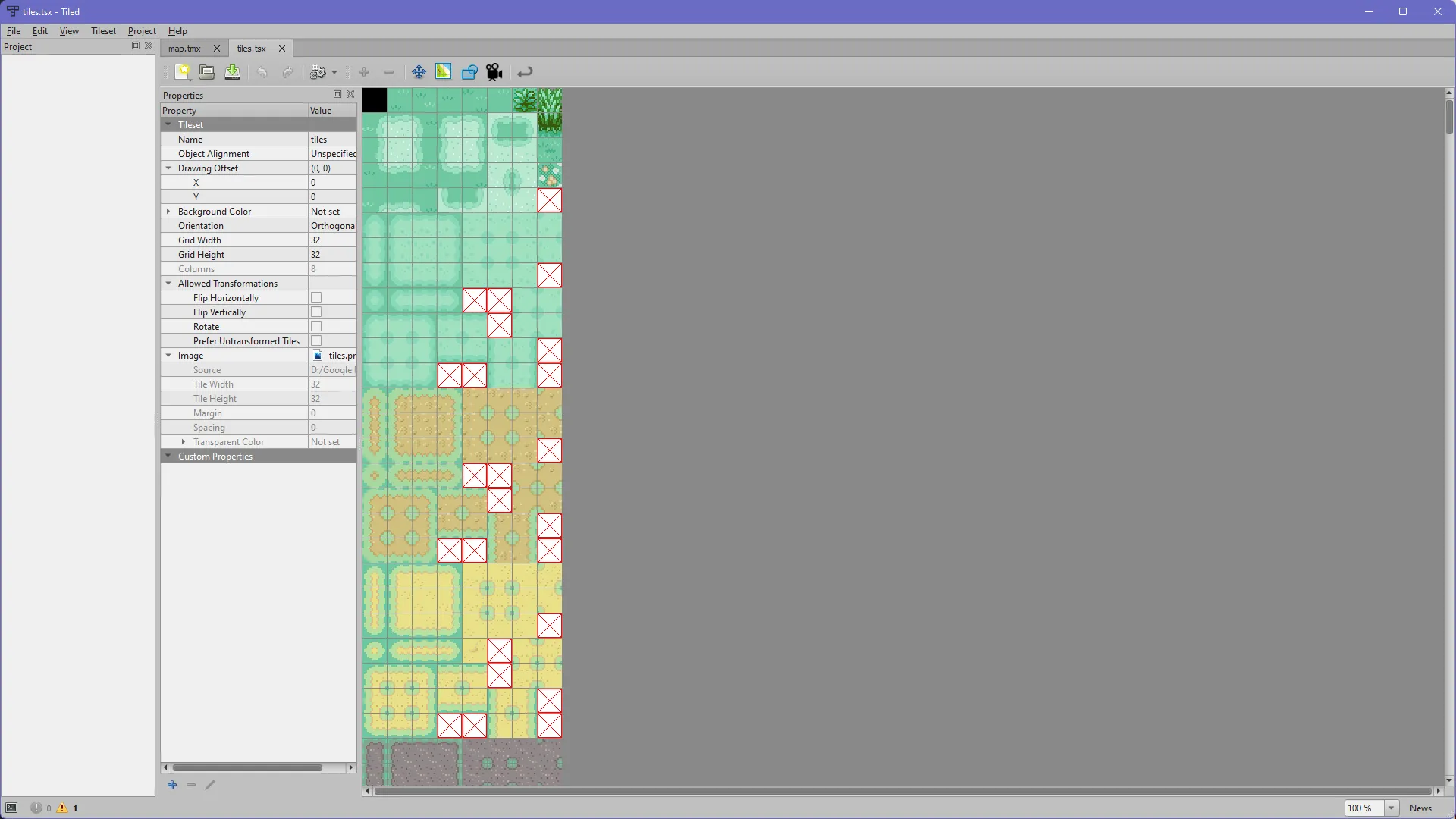 Tiled - Loaded Tileset